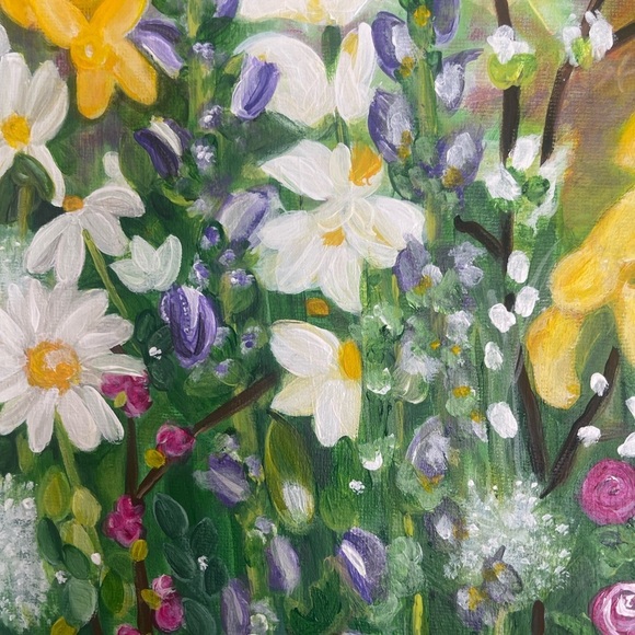 My Happy Place on reclaimed canvas. - Picture 6 of 9